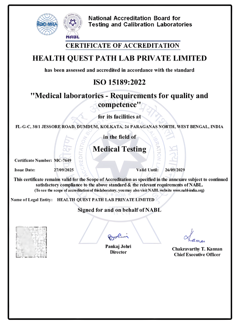 HealthQuest Certificate